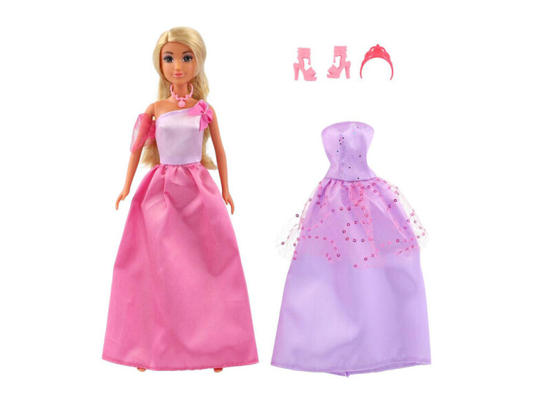 Panenka Anlily s náhradními šaty + doplňky 30cm